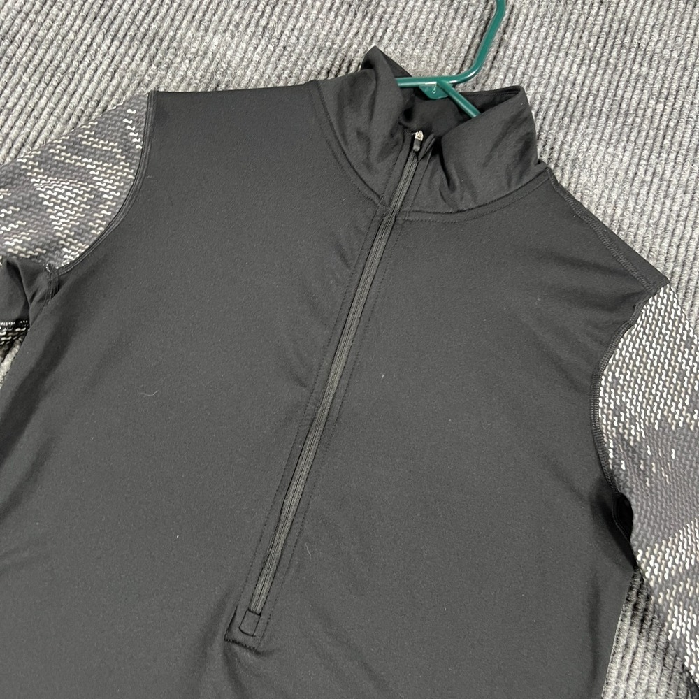 Nike Pro‎ Pullover Womens Large Black Long Sleeve 1/2 Zip Workout Gym Casual